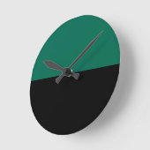 Flagge von Texel Runde Wanduhr (Winkel)