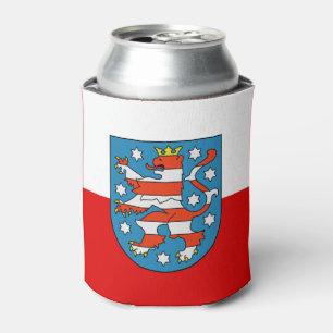 Flagge von Thüringen kann kühlen Dosenkühler