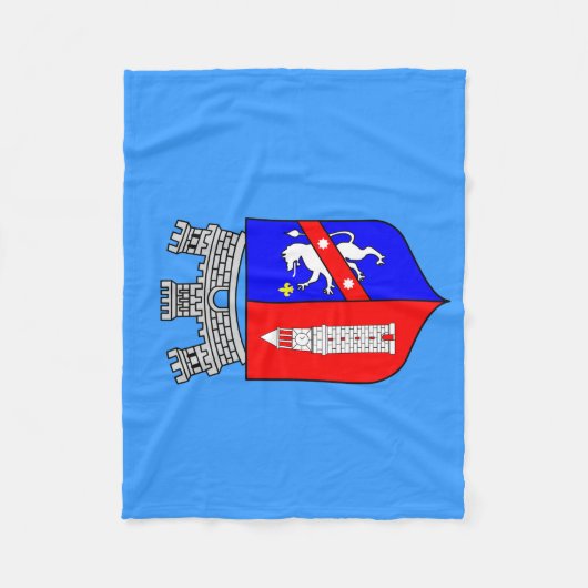 Flagge von Tirana, Albanien, Fleece Blanket (Vorderseite)