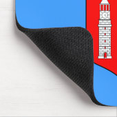 Flagge von Tirana, Albanien Mauspad (Ecke)