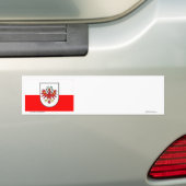 Flagge von Tirol, Österreich Autoaufkleber (Auf Auto)
