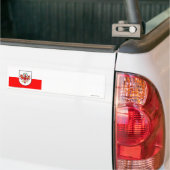 Flagge von Tirol, Österreich Autoaufkleber (Auf Lkw)