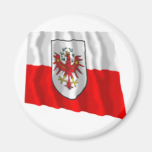 Flagge von Tirol, Österreich Magnet