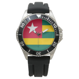 Flagge von Togo Armbanduhr