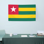 Flagge von Togo Banner (Messeveranstaltung)