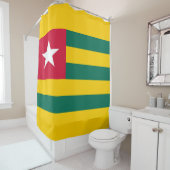 Flagge von Togo Duschvorhang (Beispiel)