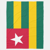 Flagge von Togo Fleecedecke (Vorderseite)
