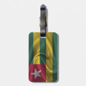 Flagge von Togo Gepäckanhänger (Rückseite vertikal)