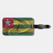 Flagge von Togo Gepäckanhänger (Rückseite horizontal)