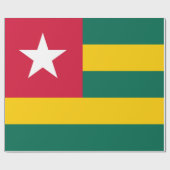 Flagge von Togo Geschenkpapier (Flach)