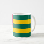 Flagge von Togo Kaffeetasse (VorderseiteRechts)