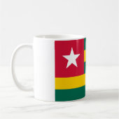 Flagge von Togo Kaffeetasse (Links)