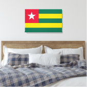 Flagge von Togo Leinwanddruck (Insitu (Schlafzimmer))