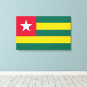 Flagge von Togo Leinwanddruck (Insitu (Holzboden))