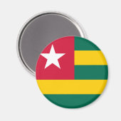 Flagge von Togo Magnet (Vorderseite/Rückseite)