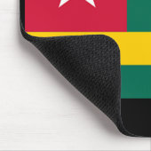 Flagge von Togo Mousepad (Ecke)