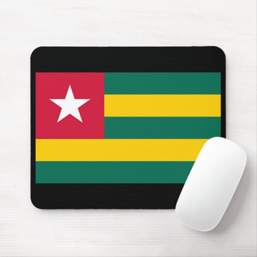 Flagge von Togo Mousepad (Mit Mouse)