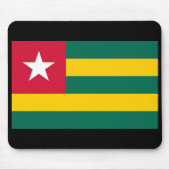 Flagge von Togo Mousepad (Vorne)