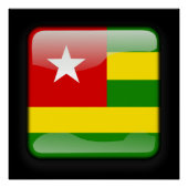 Flagge von Togo Poster (Vorderseite)