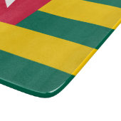 Flagge von Togo Schneidebrett (Ecke)