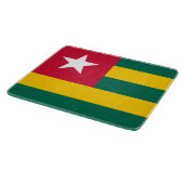 Flagge von Togo Schneidebrett (Ecke)