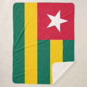 Flagge von Togo Sherpadecke (Vorderseite)