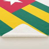 Flagge von Togo Sherpadecke (3/4)