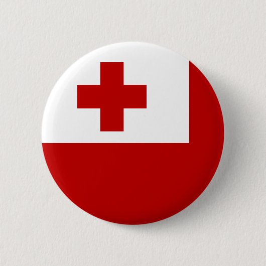 Flagge von Tonga Button (Vorderseite)