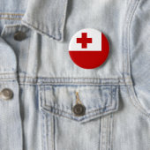 Flagge von Tonga Button (Beispiel)