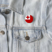Flagge von Tonga Button (Beispiel)