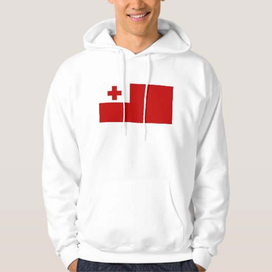 Flagge von Tonga Hoodie (Vorderseite)