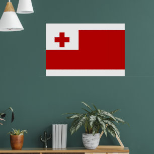 Flagge von Tonga Poster