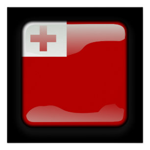 Flagge von Tonga Poster