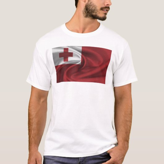Flagge von Tonga T-Shirt (Vorderseite)