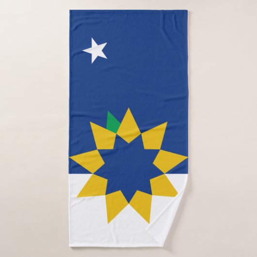 Flagge von Topeka, Kansas Badhandtuch Set (Badehandtuch)