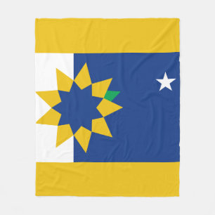 Flagge von Topeka, Kansas Fleecedecke