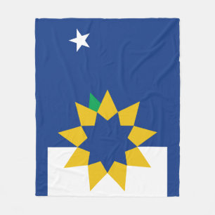Flagge von Topeka, Kansas Fleecedecke