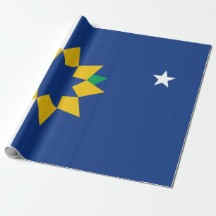 Flagge von Topeka (Kansas) Geschenkpapier
