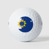 Flagge von Topeka, Kansas Golfball (Vorderseite)