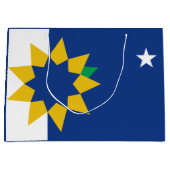 Flagge von Topeka, Kansas Große Geschenktüte (Vorderseite)
