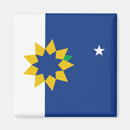 Flagge von Topeka (Kansas) Magnet (Vorne)