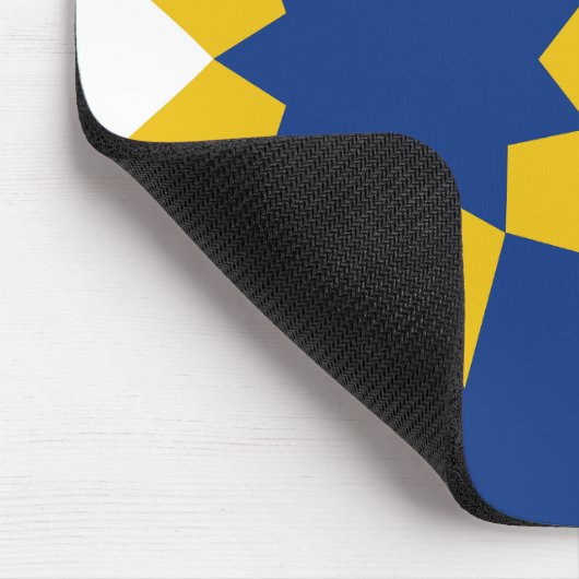 Flagge von Topeka, Kansas Mousepad (Ecke)