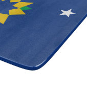 Flagge von Topeka (Kansas) Schneidebrett (Ecke)