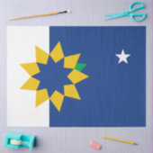 Flagge von Topeka (Kansas) Seidenpapier (Basteln)