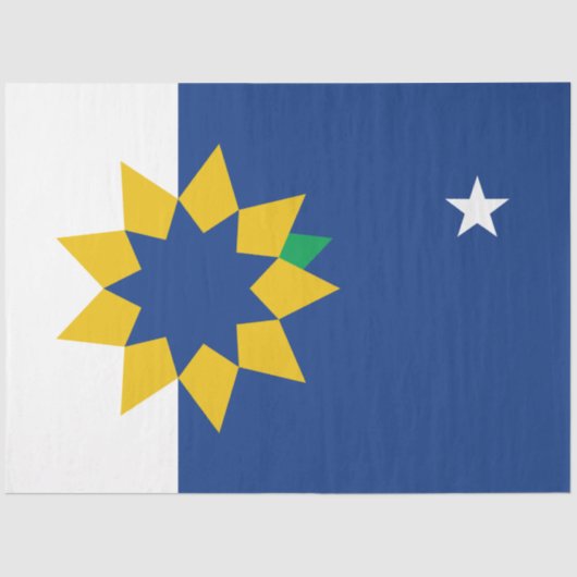 Flagge von Topeka (Kansas) Seidenpapier (Vorderseite)