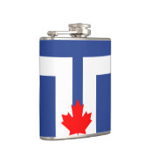 Flagge von Toronto, Ontario Flask Flachmann (Rechts)