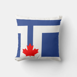 Flagge von Toronto, Ontario-Kissen Kissen