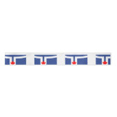 Flagge von Toronto, Ontario Satin Ribbon Satinband (Vorderseite)