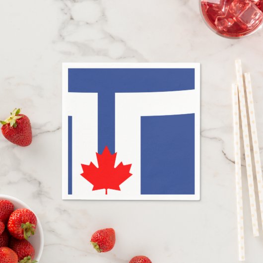 Flagge von Toronto, Ontario Serviette (Beispiel)