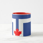 Flagge von Toronto, Ontario Tasse (Zentrum)